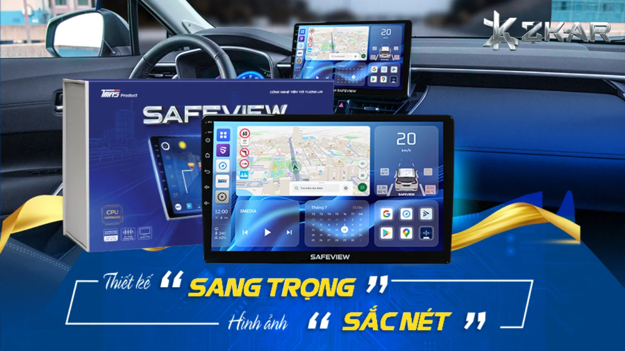 Top 2: Màn hình Android SAFEVIEW Elegant (9”/10”) - RAM: 4GB/ROM: 32GB