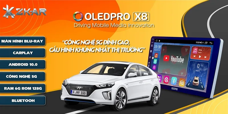 Thông số kĩ thuật của màn hình Android Oled Pro X8