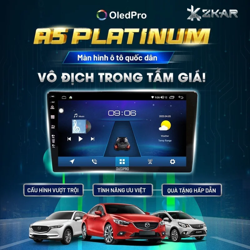 Những tính năng nổi bật của màn hình Android Oled Pro A5 Platinum