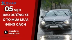 5 bước chăm sóc xe mùa mưa để xe luôn luôn như mới