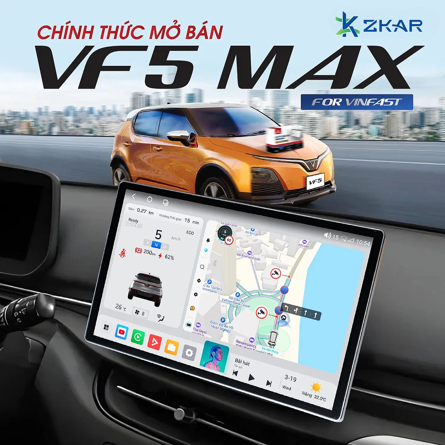 Màn Hình Android Bravigo VF5 Max