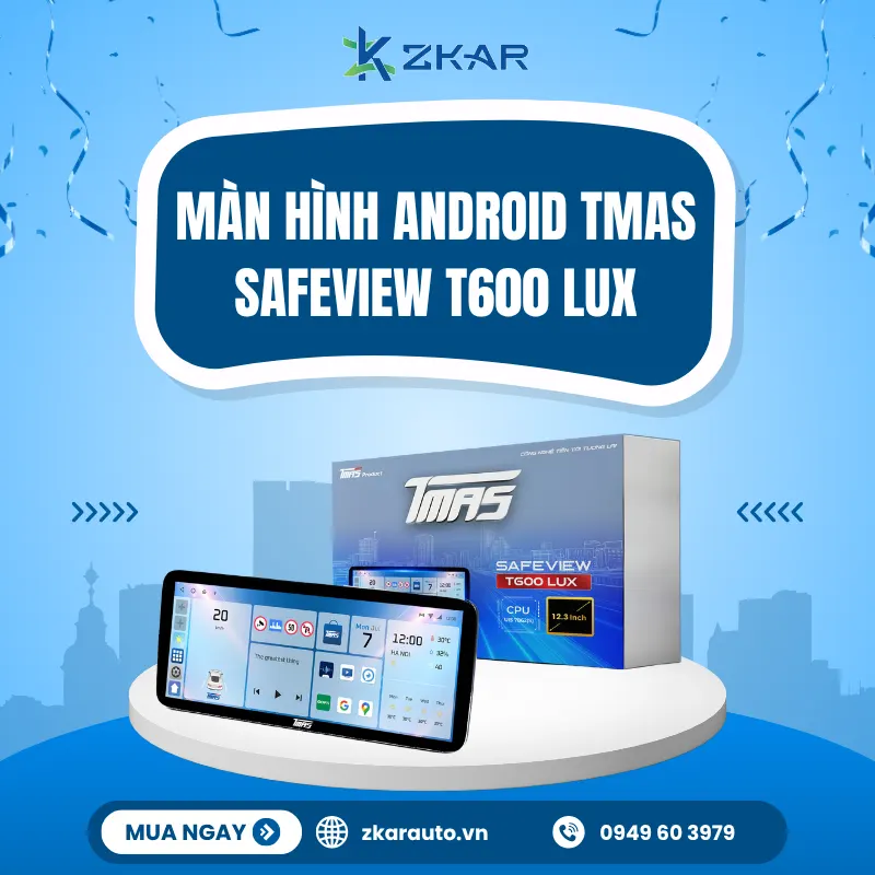 Màn Hình Android Ô Tô TMAS T600 LUX 12.3 Inch
