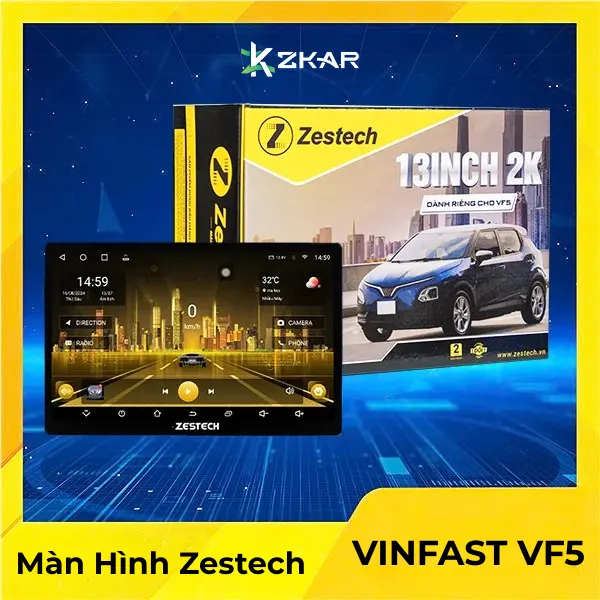 Màn Hình Android 13 Inch Dành Riêng Xe VinFast VF5
