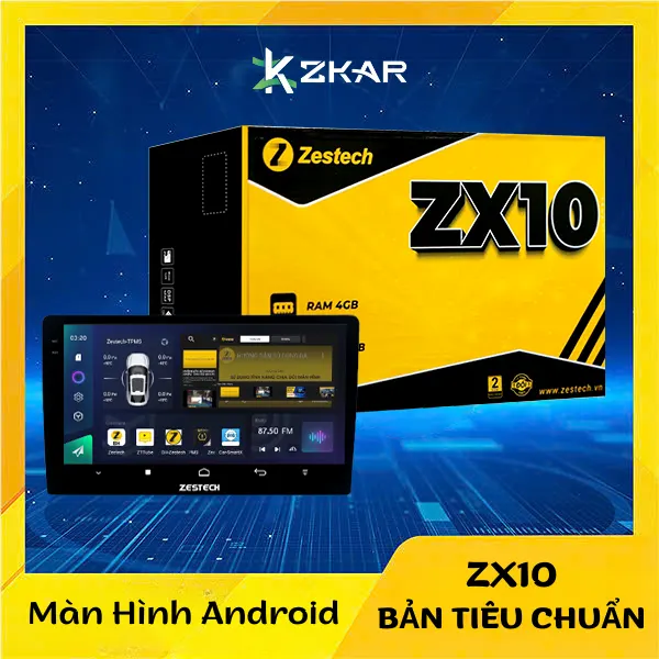 Màn Hình Android Zestech ZX10 Phiên Bản Tiêu Chuẩn