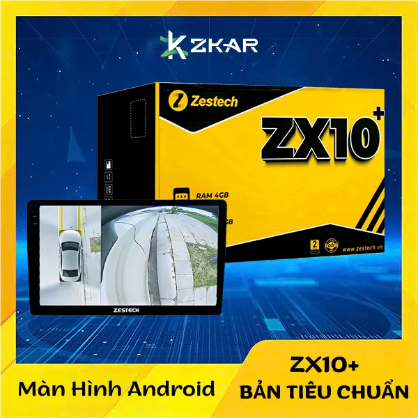 Màn Hình Android Zestech ZX10+ Phiên Bản Tiêu Chuẩn