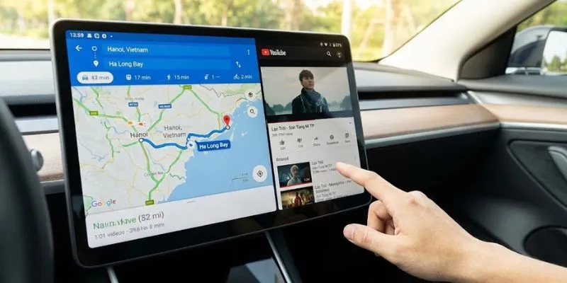 màn hình android ô tô cao cấp