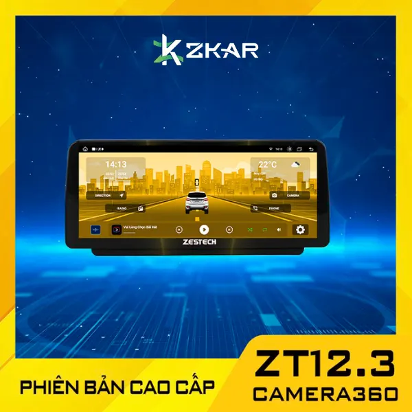 Màn Hình Ô Tô Zestech ZT12.3 Bản Cao Cấp - Camera 360