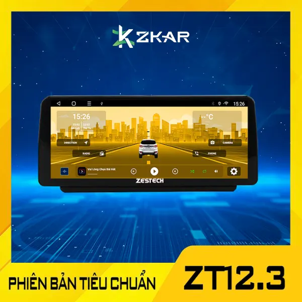 Màn Hình Ô Tô Zestech ZT12.3 Bản Tiêu Chuẩn