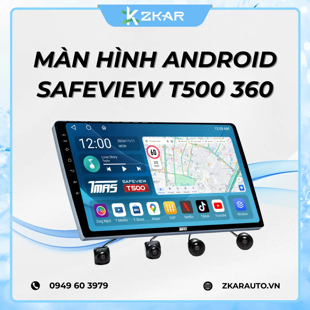 Màn Hình Android Safeview T500 360