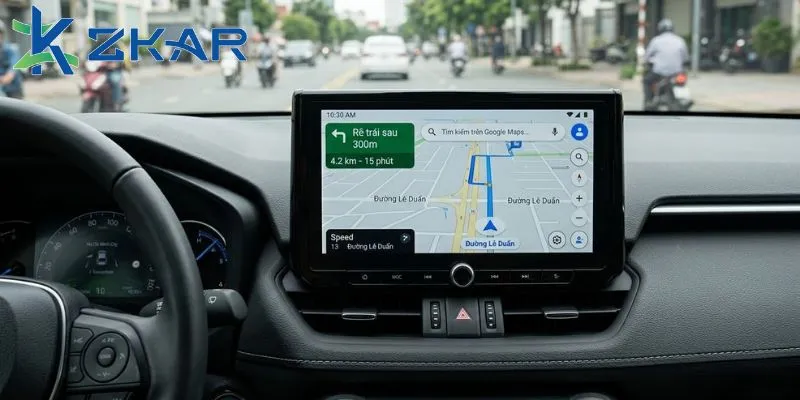 màn hình android ô tô hoạt động như nào